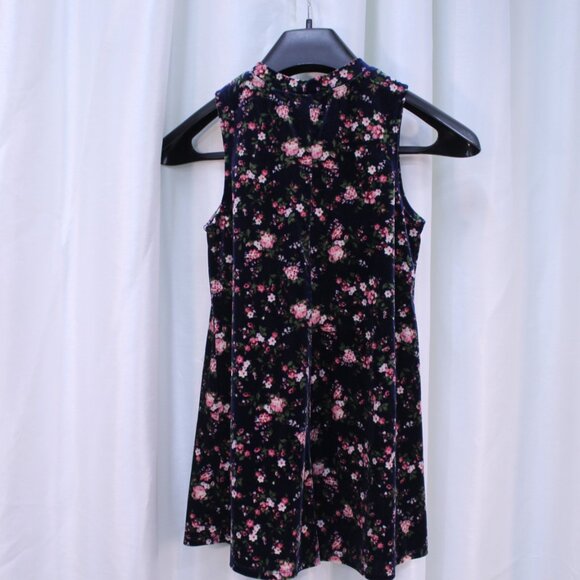 Iz Byer Kids Floral Dress - Black and Pink - Picture 6 of 10